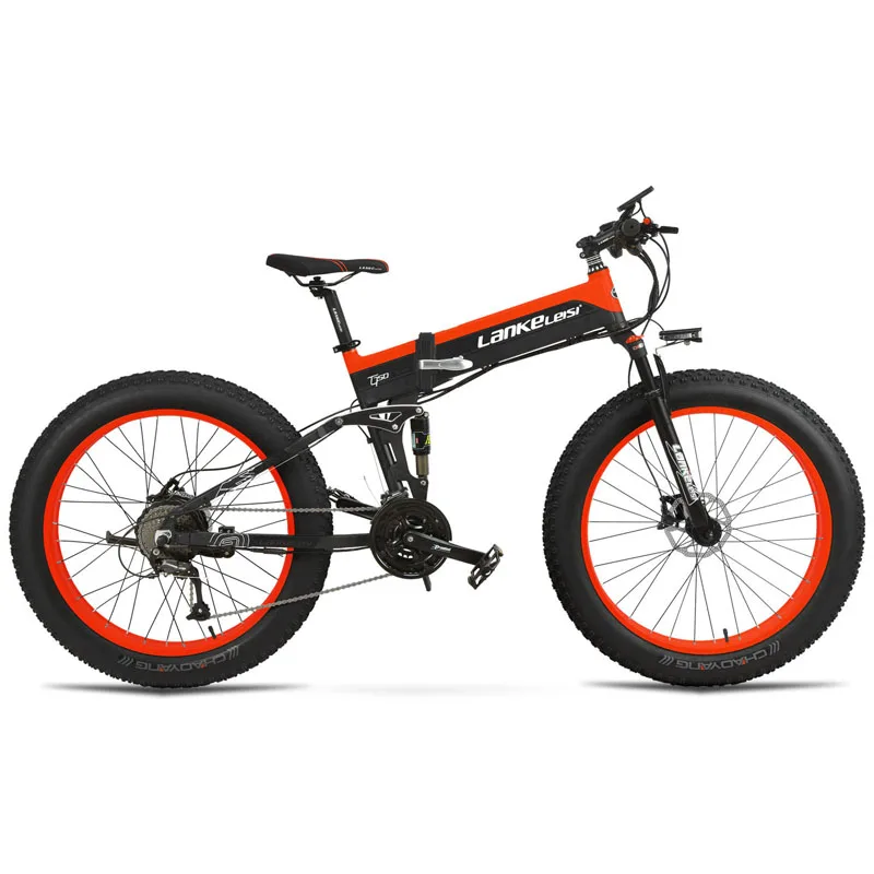 Lankeleisi XT750Plus Электрический велосипед супер мощность 1000 Вт Fat Tire 48 В 12.8A литиевая