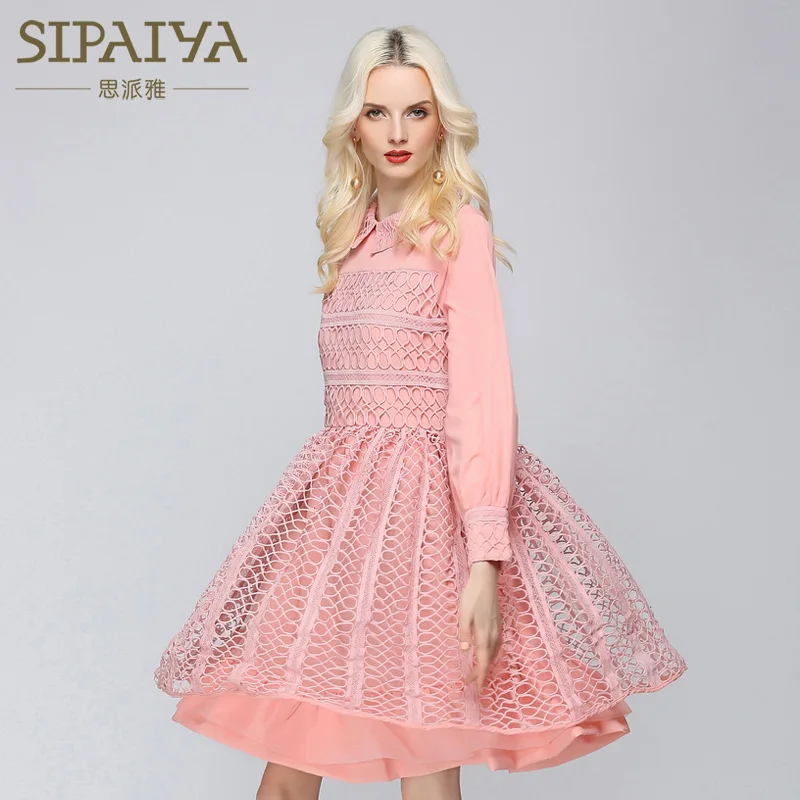 Новинка весеннее платье Spaya с длинным рукавом и кукольным воротником корейское издание Высокая талия Peng Маленькое Черное женское
Новинка весеннее платье Spaya с длинным рукавом и кукольным воротником корейское издание Высокая талия Peng Маленькое Черное женское