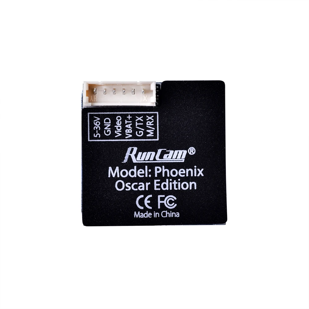 RunCam Phoenix Oscar Edition 1000TVL FPV Camera 2.5mm Lens 1/3" 120dB WDR Sensor NTSC / PAL Switchable for FPV Racing Drone
RunCam Phoenix Oscar Edition 1000TVL FPV Camera 2.5mm Lens 1/3" 120dB WDR Sensor NTSC / PAL Switchable for FPV Racing Drone