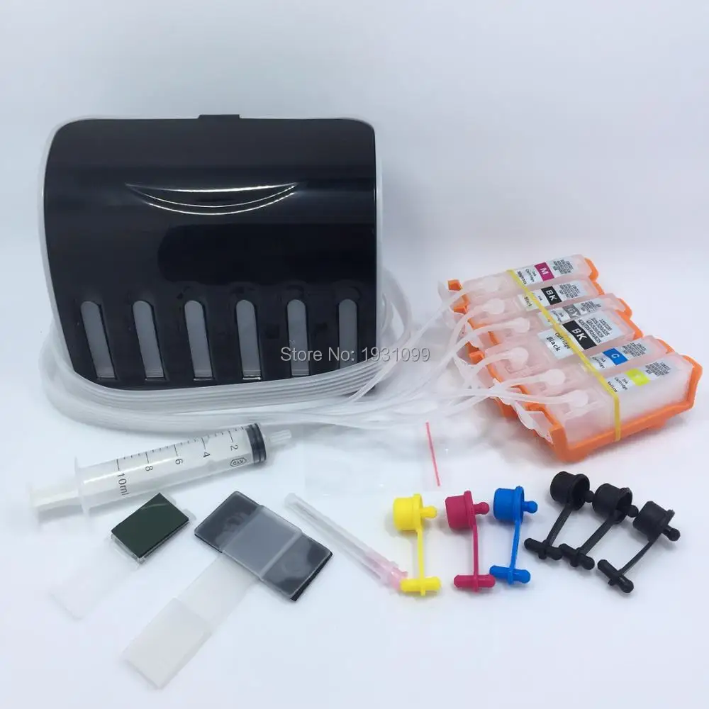 YOTAT 6 Color PGI125 CISS ink cartridge PGI-125 CLI-126 for Canon PIXMA MG6110 MG6210 MG8110 MG8210 (South America)
YOTAT 6 Color PGI125 CISS ink cartridge PGI-125 CLI-126 for Canon PIXMA MG6110 MG6210 MG8110 MG8210 (South America)