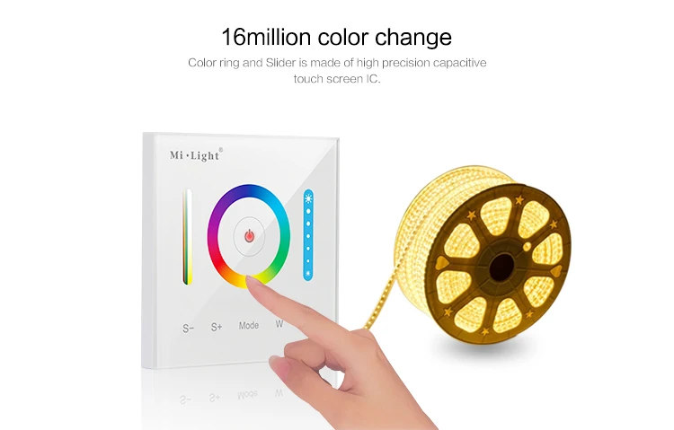 For Led Strip, Panel Light DC12v-24v Milight P3 Panel Controller RGB RGBW RGB+CCT LED Touch Switch Panel Controller Led Dimmer
For Led Strip, Panel Light DC12v-24v Milight P3 Panel Controller RGB RGBW RGB+CCT LED Touch Switch Panel Controller Led Dimmer