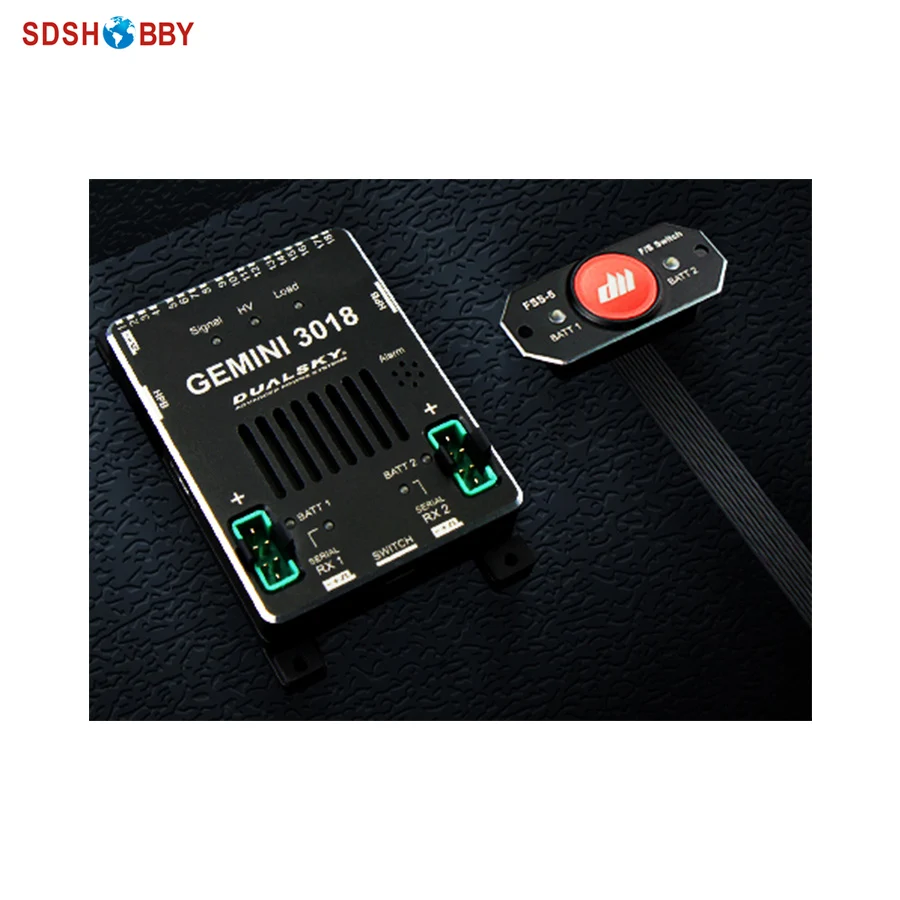 GEMINI 3018 Dualsky Redundant Power Supply Distribution Board for RC Jet Gasoline Airplane
GEMINI 3018 Dualsky Redundant Power Supply Distribution Board for RC Jet Gasoline Airplane