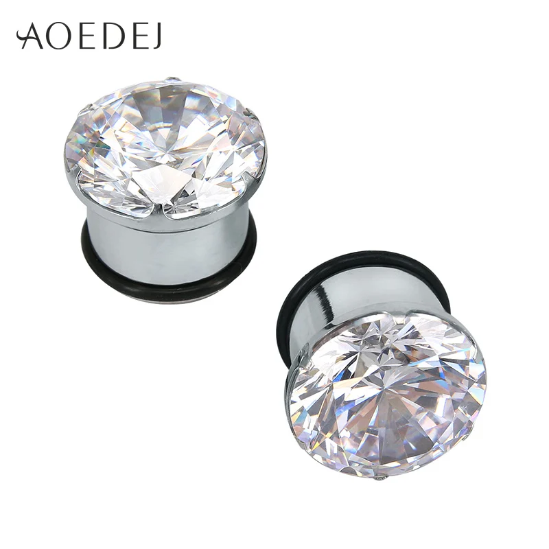 AOEDEJ 4-16mm Crystal Ear Tunnel Earrings Stainless Steel Ear Flesh Tunnel Ear Gauges Plugs Expander Piercing Plug Oreille
AOEDEJ 4-16mm Crystal Ear Tunnel Earrings Stainless Steel Ear Flesh Tunnel Ear Gauges Plugs Expander Piercing Plug Oreille