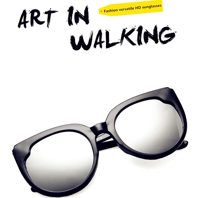 CURTAIN Okulary Lentes de sol Mujer 2018 New Cat Ears Sunglasses Fashion Retro Hipster Trend Network Bloggers Wild Sun glasses | Аксессуары