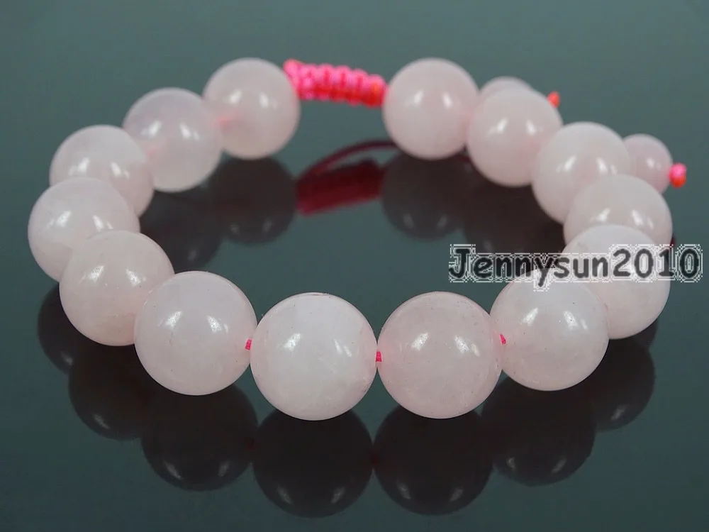 Handmade 12mm Adjustable Natural Rose Qua-rtz Gems Stone Round Beads Bracelet Healing Reiki 5 Strands/Pack
Handmade 12mm Adjustable Natural Rose Qua-rtz Gems Stone Round Beads Bracelet Healing Reiki 5 Strands/Pack