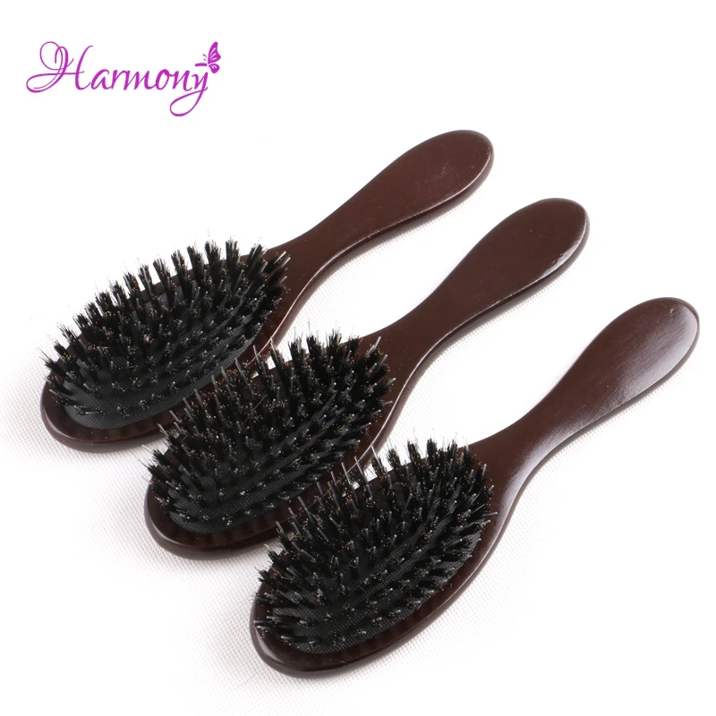 10pcs Dark Brown Color Wooden Handle Boar Bristle Hair Brush For Hair Extensions Professional Hair Tools Comb Hair Accessories
10pcs Dark Brown Color Wooden Handle Boar Bristle Hair Brush For Hair Extensions Professional Hair Tools Comb Hair Accessories