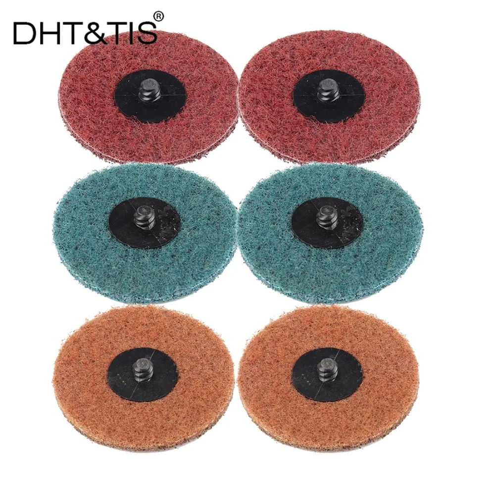 DHT & TIS 30 шт. + 1 держатель 3 "Италия грубая до мелкодисковая шлифовальная машина