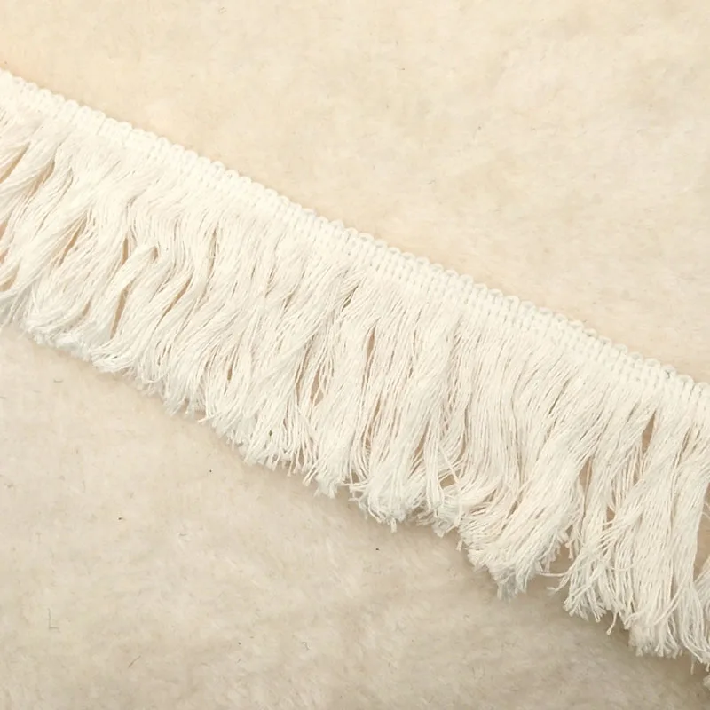 25meters 6cm wide Cotton tassel hanging lace trimming Fringe Beige cotton ribbon Diy handmade Curtain craft
25meters 6cm wide Cotton tassel hanging lace trimming Fringe Beige cotton ribbon Diy handmade Curtain craft