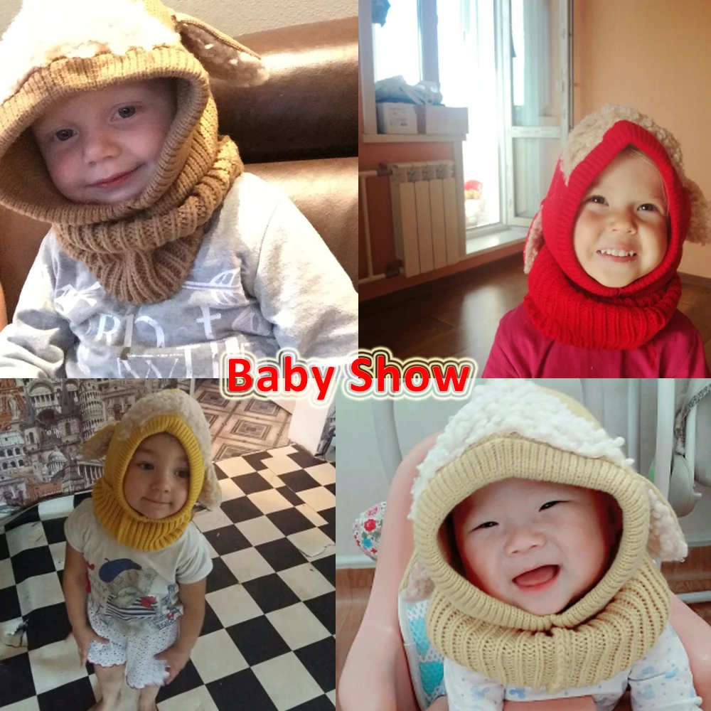 One-piece Neck Warm Winter Hat For Boy & Girl Baby Novelty Wool Hat Cute Child Puppy Cashmere Ears Beanie Shawl Hat
One-piece Neck Warm Winter Hat For Boy & Girl Baby Novelty Wool Hat Cute Child Puppy Cashmere Ears Beanie Shawl Hat