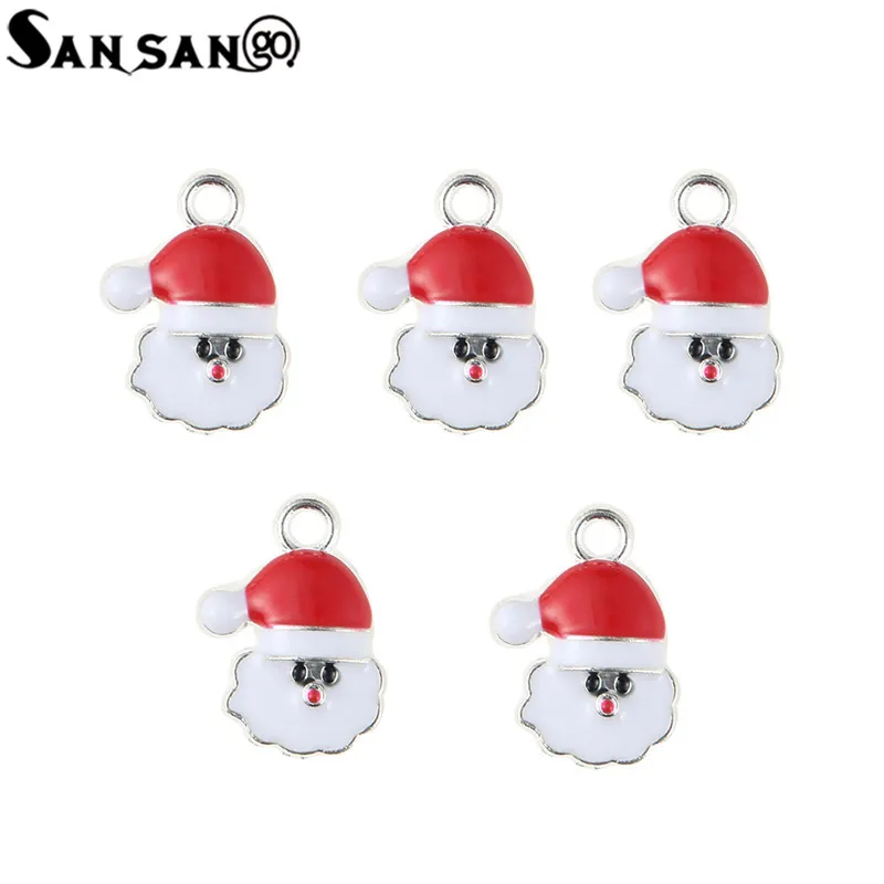 10pcs Enamel Art Oil Drop Santa Claus Christmas Style Small Pendant Charms For Necklace Bracelet Jewelry Making 1.1*1.8cm
10pcs Enamel Art Oil Drop Santa Claus Christmas Style Small Pendant Charms For Necklace Bracelet Jewelry Making 1.1*1.8cm