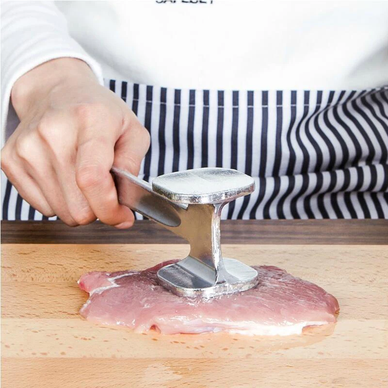 Vacclo Aluminum Alloy Steak Pork Chop Fast Loose Meat Hammer Meat Tenderizer Pounders knock-sided Kitchen Helper Tableware
Vacclo Aluminum Alloy Steak Pork Chop Fast Loose Meat Hammer Meat Tenderizer Pounders knock-sided Kitchen Helper Tableware