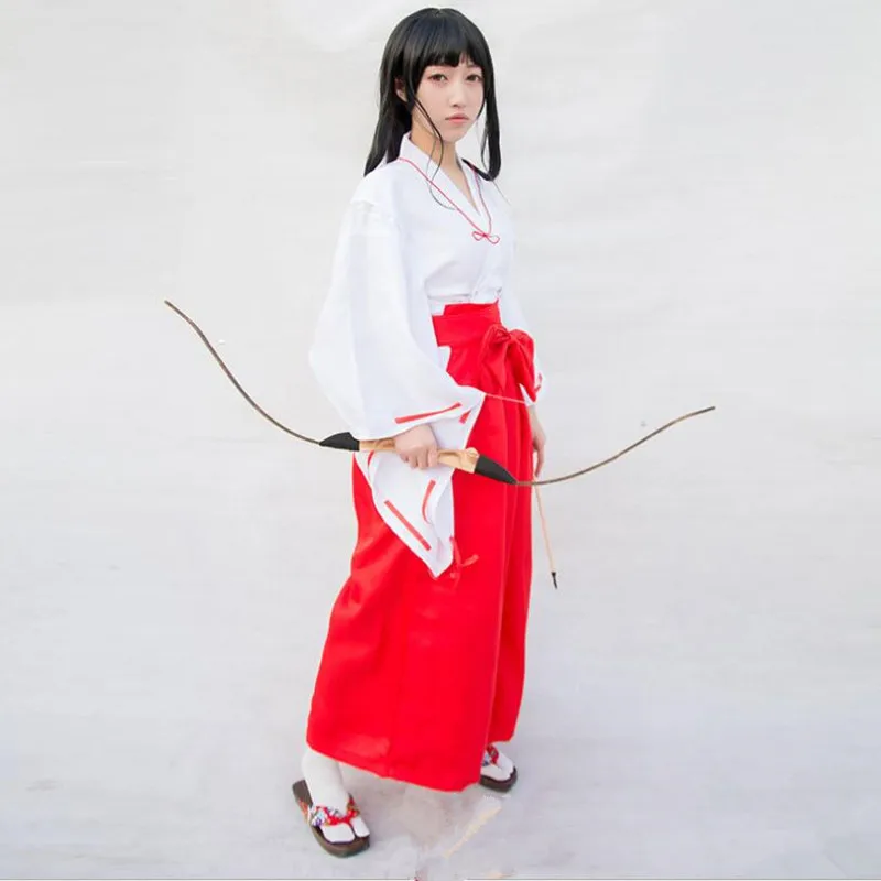 Anime Inuyasha Cosplay Kikyo Cos Halloween Party Cos Japanese Sweet Kimono Top + Pants Costume
Anime Inuyasha Cosplay Kikyo Cos Halloween Party Cos Japanese Sweet Kimono Top + Pants Costume