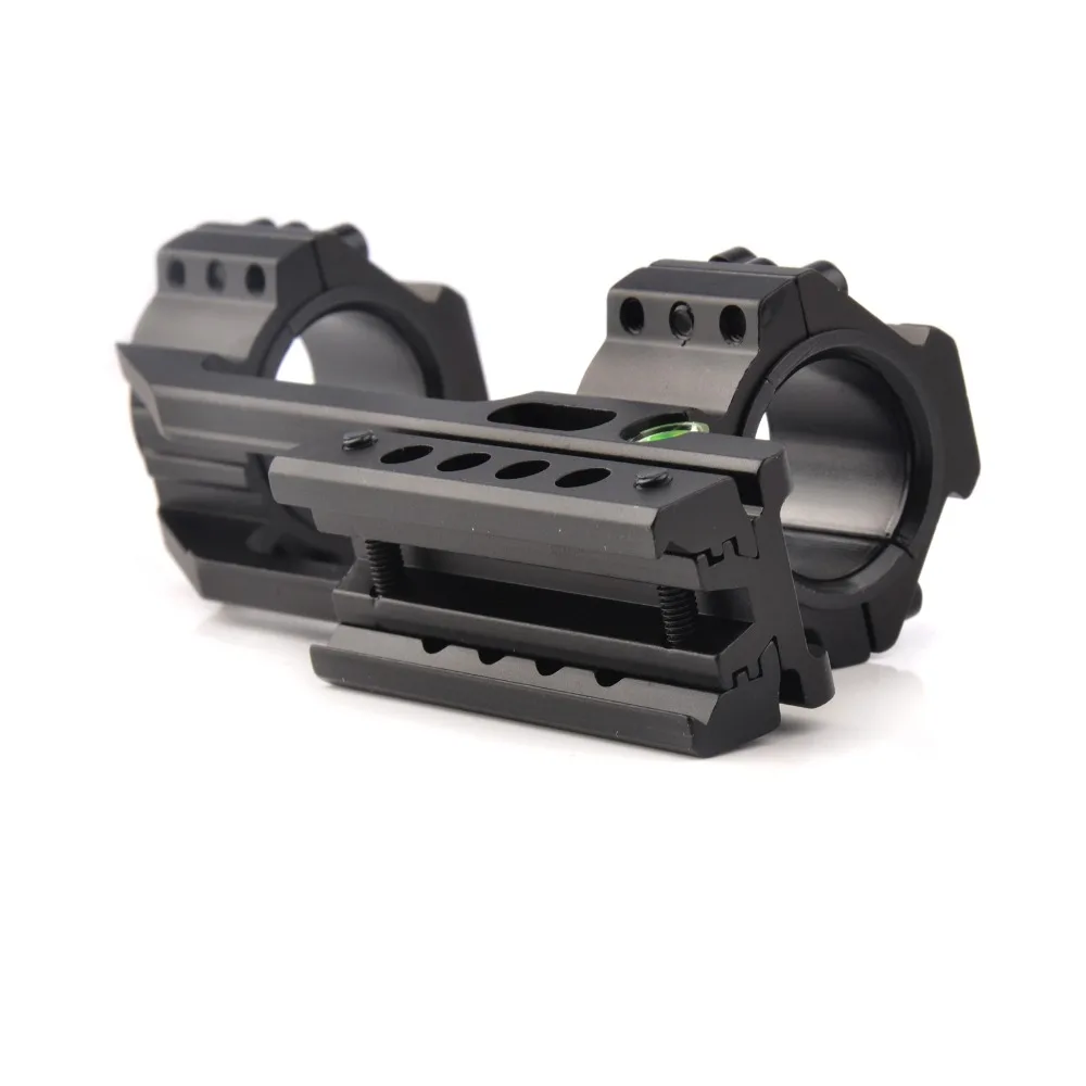 2 Slots Diameter 25.4/30mm Scope Mount Dute with Spirit Bubble Level Fit 20mm Weaver Rail Mount for Rifle Hunting
2 Slots Diameter 25.4/30mm Scope Mount Dute with Spirit Bubble Level Fit 20mm Weaver Rail Mount for Rifle Hunting