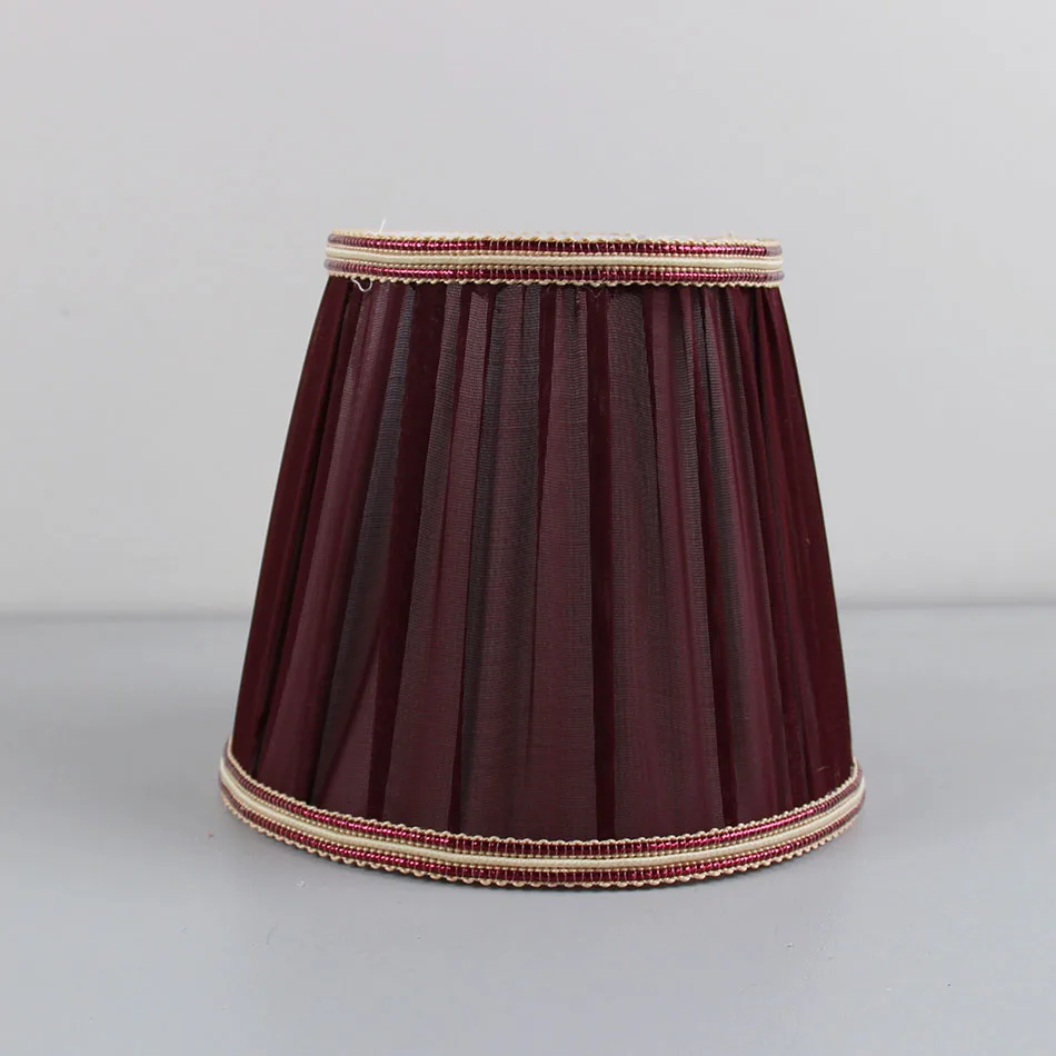 DIA 15.5cm/6.1inch High Quality deep red wall lampshades, chandelier lamp shades, E14
DIA 15.5cm/6.1inch High Quality deep red wall lampshades, chandelier lamp shades, E14