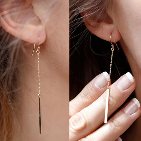 Europe And The United States Simple Fashion Punk Style Earrings Long Section Of A Word Chain Earrings Fashion Jewelry Wholesale
Europe And The United States Simple Fashion Punk Style Earrings Long Section Of A Word Chain Earrings Fashion Jewelry Wholesale