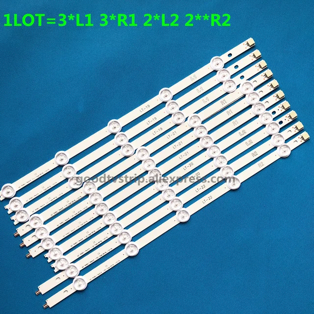 820mm LED Backlight strip 10leds For LG 42LA620Z 42la620v 42LP360C 6916L-1317A 6916L-1318A 6916L-1319A 6916L-1320A 42LN570V
820mm LED Backlight strip 10leds For LG 42LA620Z 42la620v 42LP360C 6916L-1317A 6916L-1318A 6916L-1319A 6916L-1320A 42LN570V