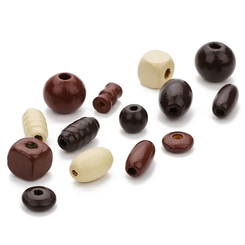 LINSOIR 1 bag/lot Multicolor Natural Wood Beads 7-19mm Mixed Shape Wooden Spacer Beads Fit DIY Bracelets Necklace Jewelry Making
LINSOIR 1 bag/lot Multicolor Natural Wood Beads 7-19mm Mixed Shape Wooden Spacer Beads Fit DIY Bracelets Necklace Jewelry Making