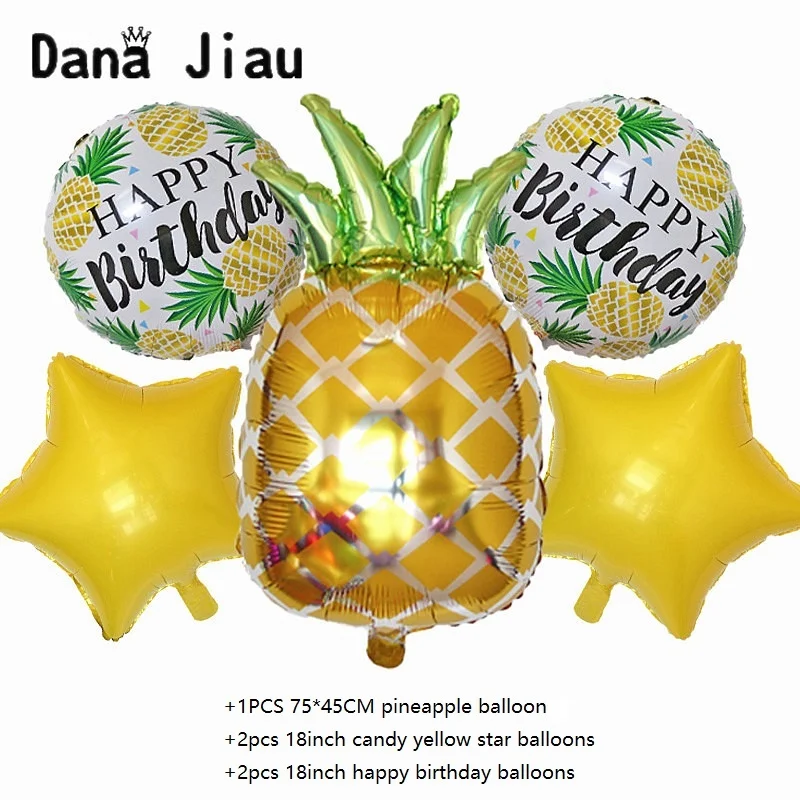 5pcs pineapple fruit set balloons holiday party decoration cute star happy birthday theme float air ball Self Sealing
5pcs pineapple fruit set balloons holiday party decoration cute star happy birthday theme float air ball Self Sealing