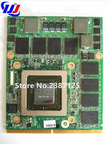 6 71 D90CL D21 G92 761 B1 GTX280M GTX 280 N10E GTX1 V1.0 1 ГБ DDR3 видеокарта для Sager Clevo M57RU M570RU M571RU