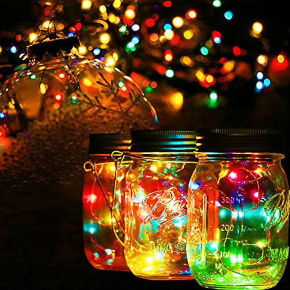 Светильник на солнечной батарее Mason Jar 2 светодиодный т./упаковка 20 светодиодных