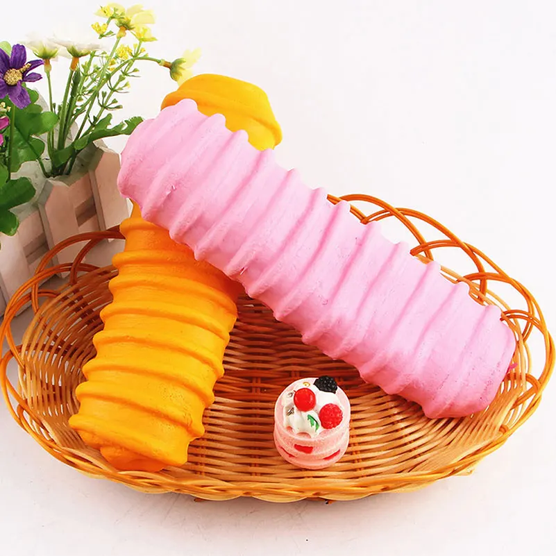 

Squishy Antistress Jumbo Scented Foam Bread Soft Slow Rising Squishys Stress Reliever Squeeze Toy Anti-stress Bakery Decoration