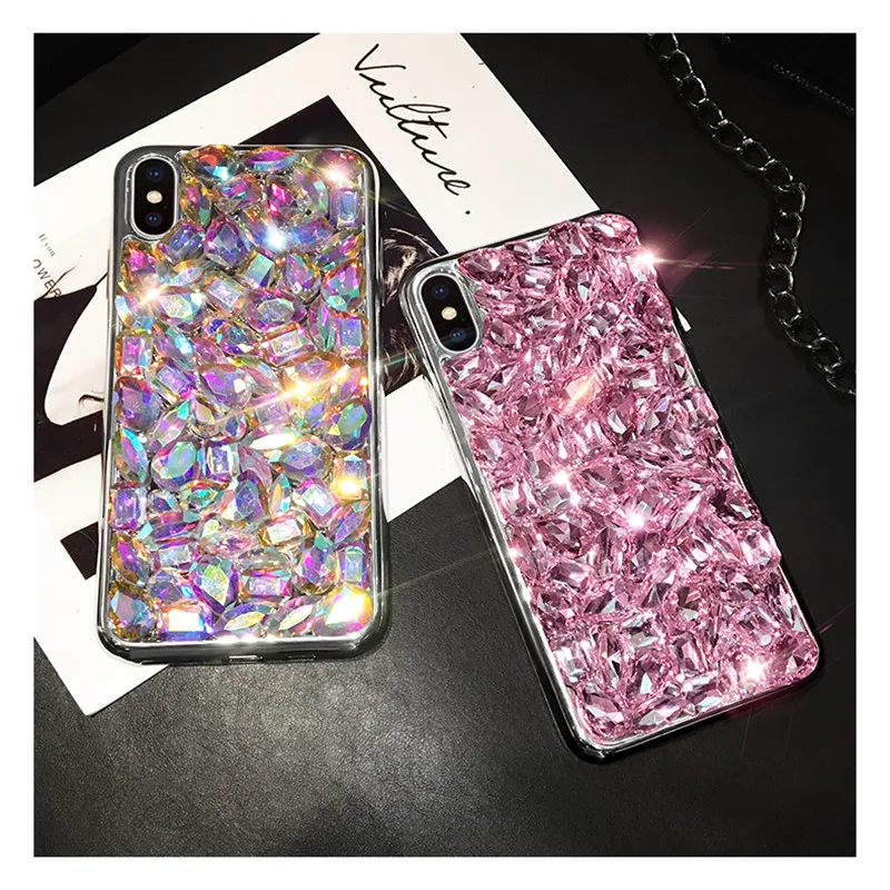 Luxury Fashion Full Bling AB Crystal Diamond Case Cover For Iphone 12 Mini 11 Pro Max XS Max XR X 8 7 6 6S Plus SE
Luxury Fashion Full Bling AB Crystal Diamond Case Cover For Iphone 12 Mini 11 Pro Max XS Max XR X 8 7 6 6S Plus SE