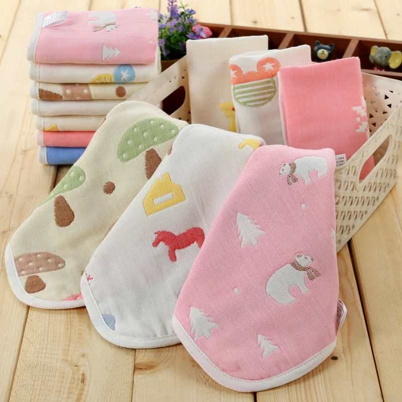 5 pieces / lot Children Baby Cartoon Towel Cotton Gauze Absorbent Printed Square Drying Washcloth Handkerchief AD0432
5 pieces / lot Children Baby Cartoon Towel Cotton Gauze Absorbent Printed Square Drying Washcloth Handkerchief AD0432