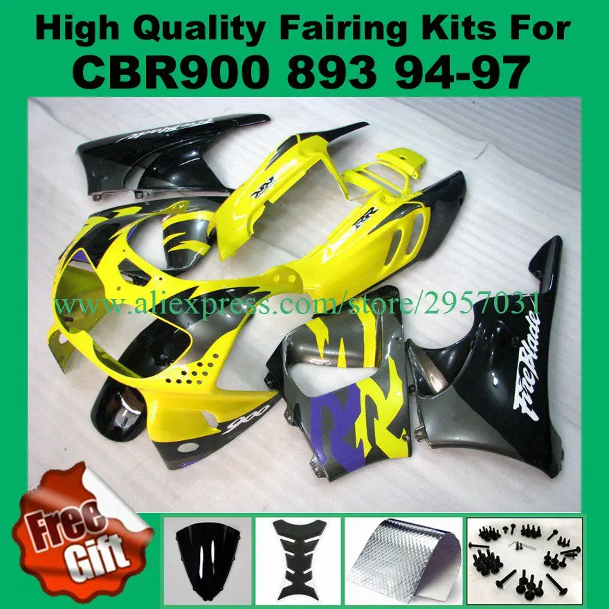 Free screws+gifts Yellow Black O35 fairings for Honda CBR900RR 893 92 93 94 95 fairing kit CBR 893RR 1992 1993 1994 1995
Free screws+gifts Yellow Black O35 fairings for Honda CBR900RR 893 92 93 94 95 fairing kit CBR 893RR 1992 1993 1994 1995