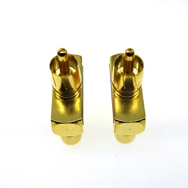 1PAIR RCA Copper Gold Plated RCA AV Audio Video Splitter Plug Adapter 1 Male to 2 Female Converter Connector
1PAIR RCA Copper Gold Plated RCA AV Audio Video Splitter Plug Adapter 1 Male to 2 Female Converter Connector