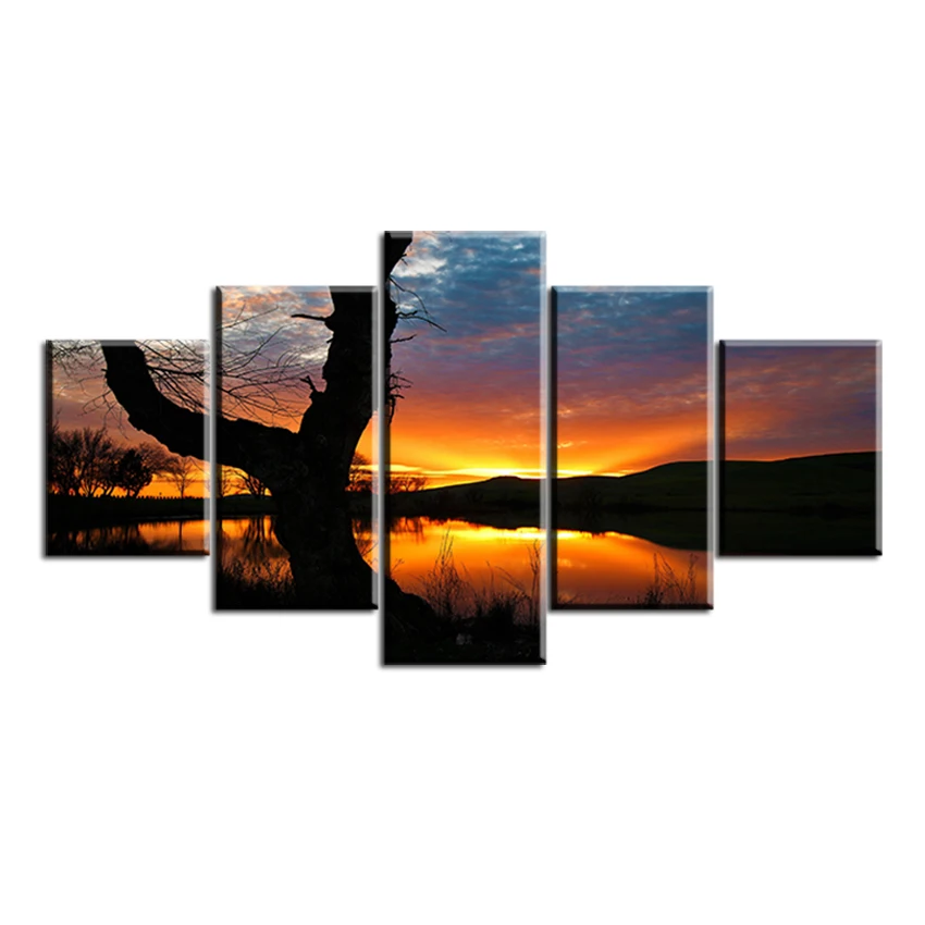 5 pcs one set sunset-silhouette-background NO FRAME Painting Canvas Prints Wall Art Pictures For Living Room Decorations
5 pcs one set sunset-silhouette-background NO FRAME Painting Canvas Prints Wall Art Pictures For Living Room Decorations