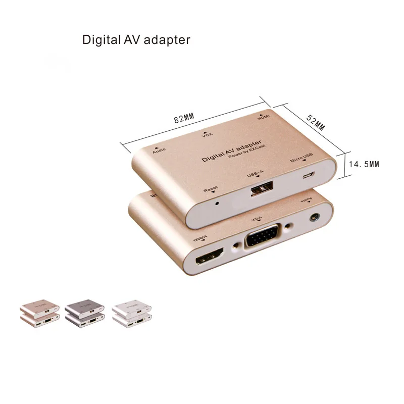 LYBALL Digital AV Adapter to HDMI VGA Audio 3.5mm Adapter HDTV Links Phone Tablet For iPhone X 8 7 6s Plus Samsung MAC Tablet
LYBALL Digital AV Adapter to HDMI VGA Audio 3.5mm Adapter HDTV Links Phone Tablet For iPhone X 8 7 6s Plus Samsung MAC Tablet