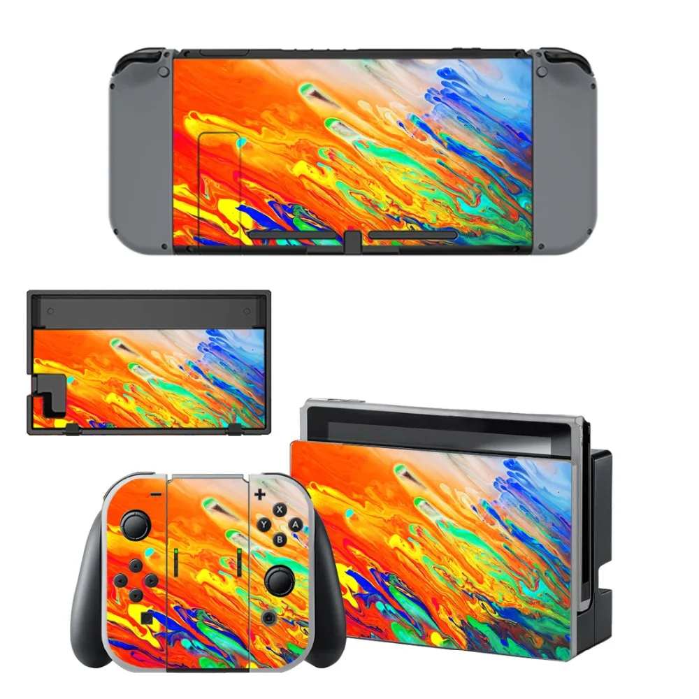 Deadpool Film Decal Vinyl Skin Sticker for Nintendo Switch NS Console + Controller +Stand Holder Protective | Электроника