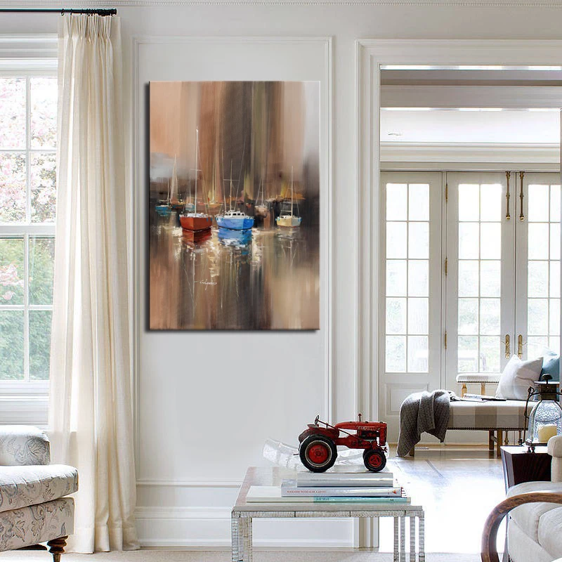Modern Wall Art Sail Boat Painting Abstract Oil Painting Home Decor Wall Art Canvas Prints Seascape Paintings Unframed
Modern Wall Art Sail Boat Painting Abstract Oil Painting Home Decor Wall Art Canvas Prints Seascape Paintings Unframed