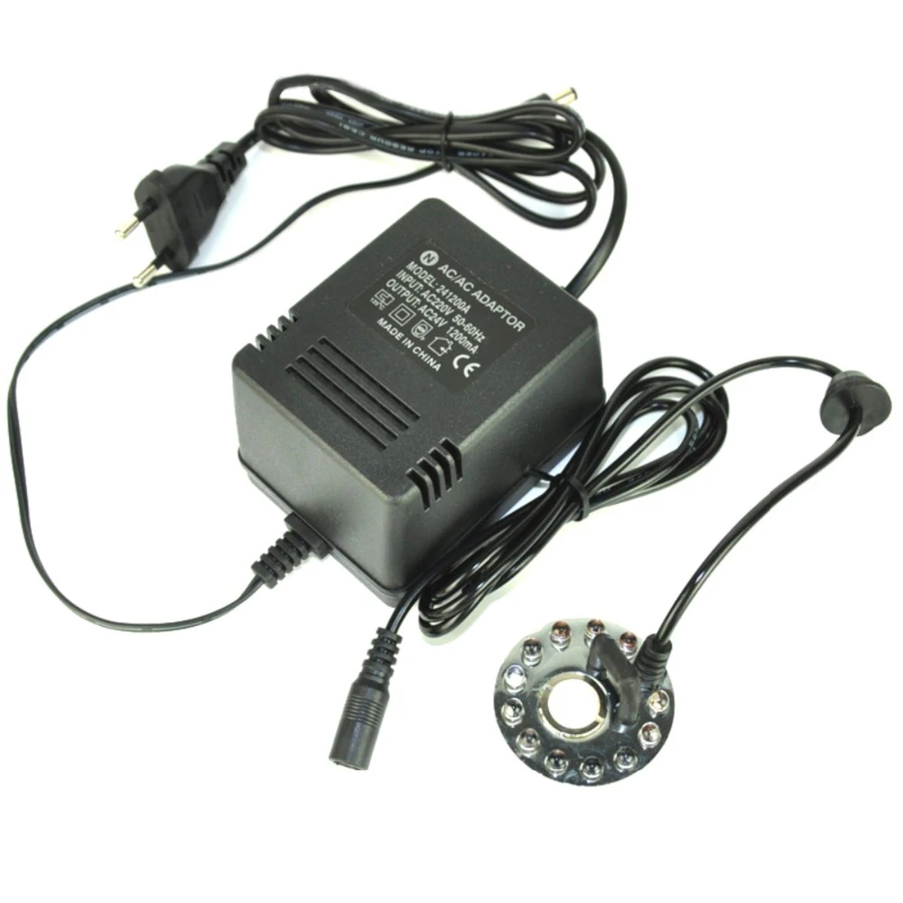 New 16mm Fogger Water Fountain Pond Atomizer Air Humidifier 12 LED 400mL/H Industrial Incubator humidifier Ultrasonic Mist Mak
New 16mm Fogger Water Fountain Pond Atomizer Air Humidifier 12 LED 400mL/H Industrial Incubator humidifier Ultrasonic Mist Mak