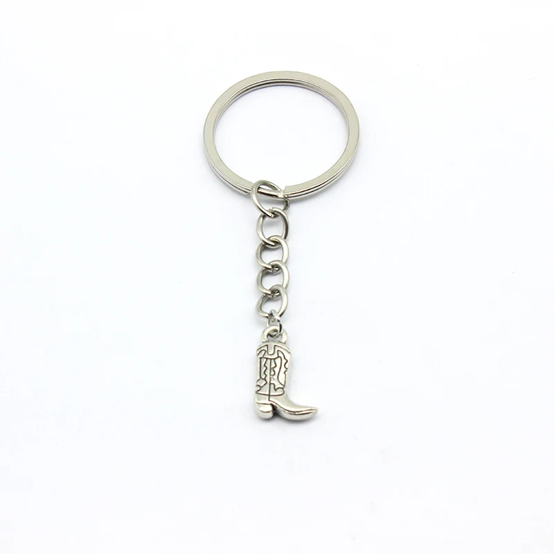 key pendant Antique Silver Plated Cowboy boots Charm Key Chains Ring For Keys Car Bag Key Ring Handbag Keychain Jewelry
key pendant Antique Silver Plated Cowboy boots Charm Key Chains Ring For Keys Car Bag Key Ring Handbag Keychain Jewelry