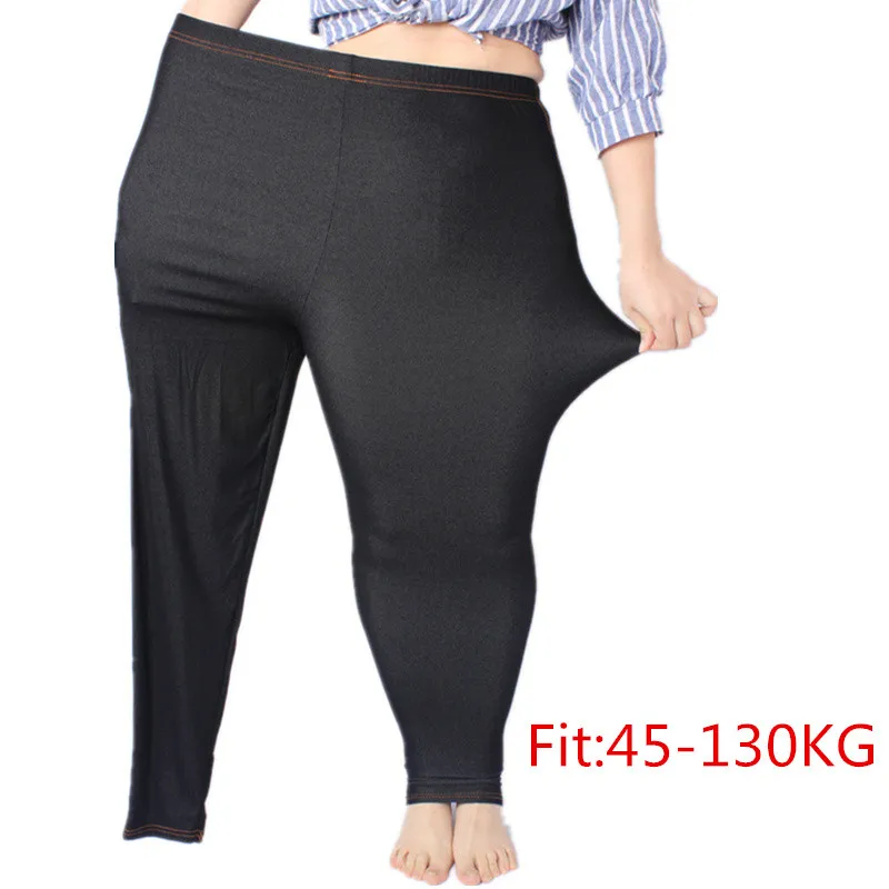 Женские леггинсы размера плюс 5XL, джинсы из искусственного денима, джеггинсы, леггинсы, большие черные эластичные узкие брюки-карандаш
Женские леггинсы размера плюс 5XL, джинсы из искусственного денима, джеггинсы, леггинсы, большие черные эластичные узкие брюки-карандаш