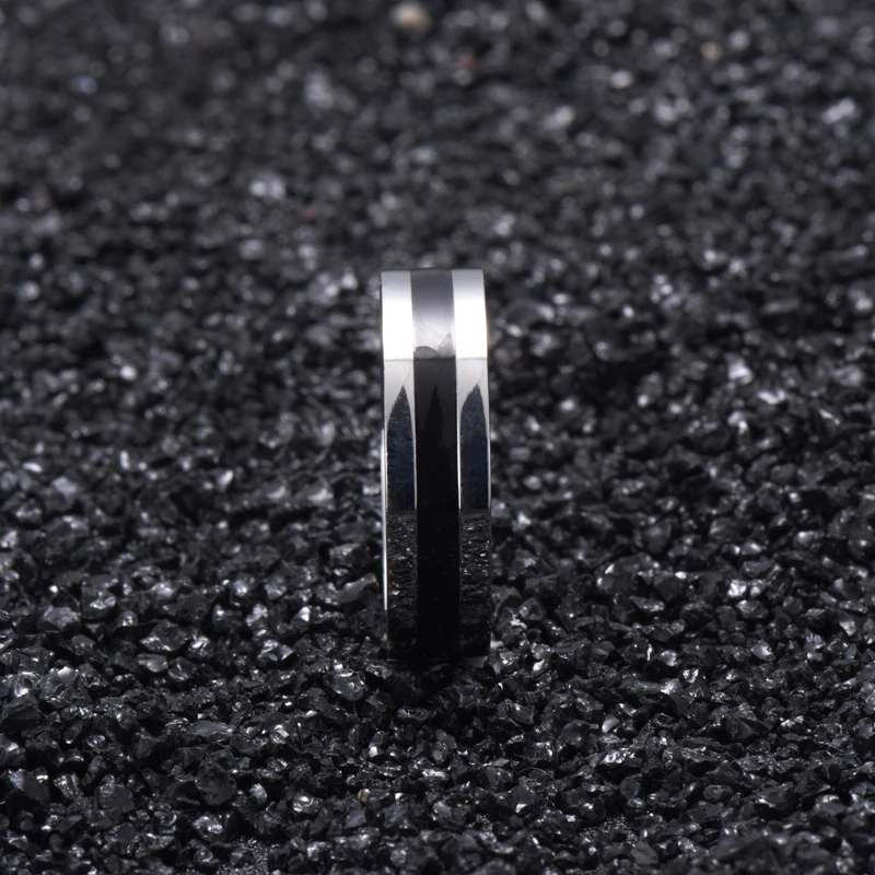 2016 высокое качество модные оптовые украшения круглые титановые кольца из