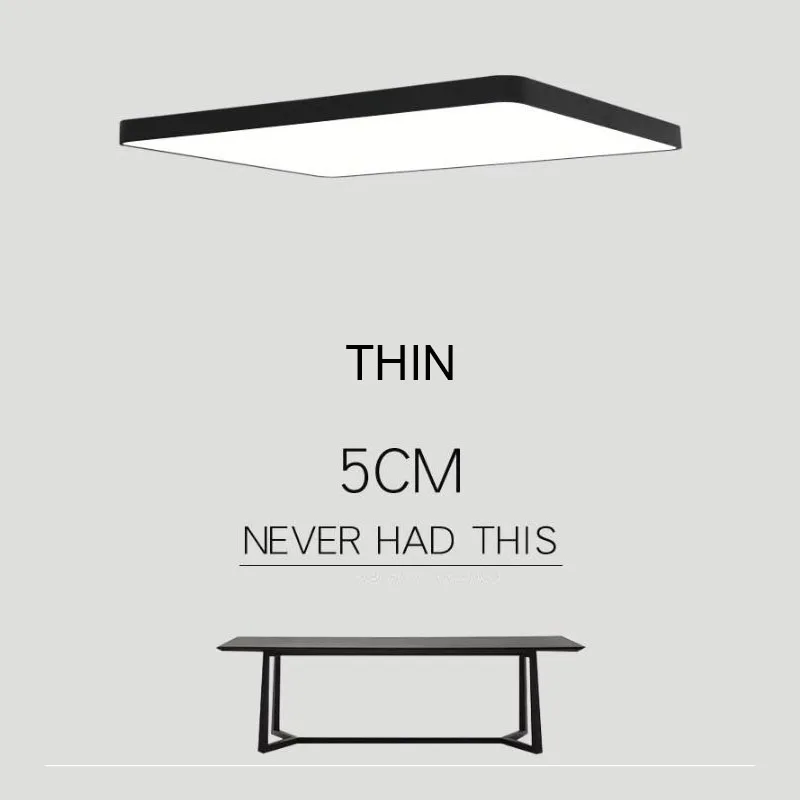 Ultra-thin 5cm LED Ceiling Lamps Iron Square Round Practical Black/white Ceiling Lights for Living Room Bedroom Indoor Lighting
Ultra-thin 5cm LED Ceiling Lamps Iron Square Round Practical Black/white Ceiling Lights for Living Room Bedroom Indoor Lighting