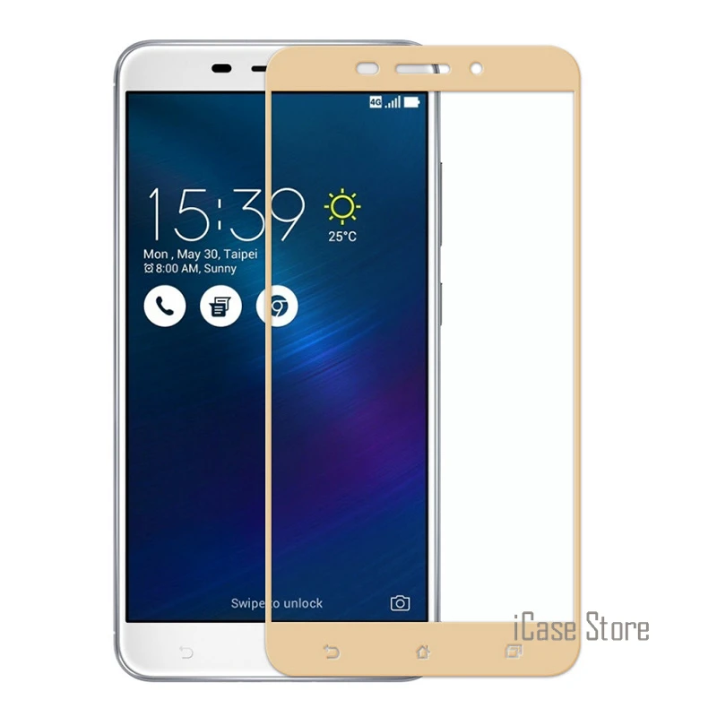 Полное покрытие экрана протектор из закаленного стекла Asus Zenfone 2 3 ZB501KL ZC520TL ZE520KL