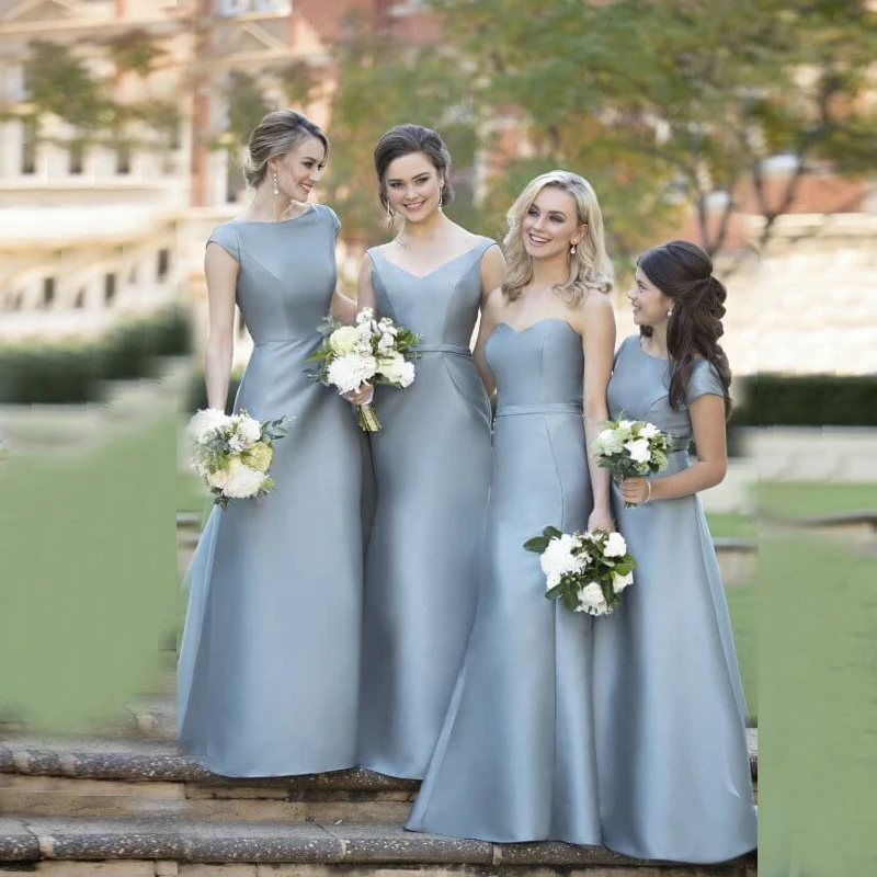 Simple bridesmaid dresses 3 Style wedding party dress satin junior wedding guest dress vestido de festa 2019
Simple bridesmaid dresses 3 Style wedding party dress satin junior wedding guest dress vestido de festa 2019