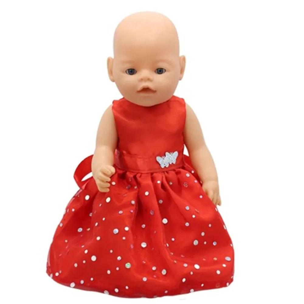 Платье для куклы LUCKDOLL подходит 18 дюймовых американских кукол и 43 см детей как