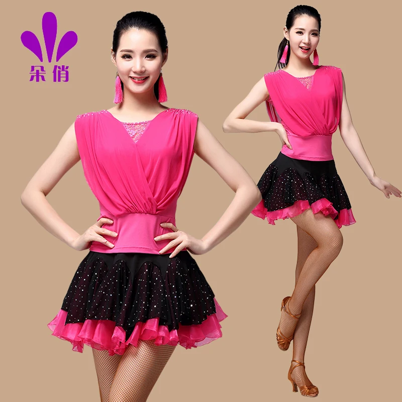 Lady Flower Square Dance Suit Plus Size Women Summer Dance Costume Shirt Skirt Female Latin Dance Clothing 2pcs Set B-4297
Lady Flower Square Dance Suit Plus Size Women Summer Dance Costume Shirt Skirt Female Latin Dance Clothing 2pcs Set B-4297