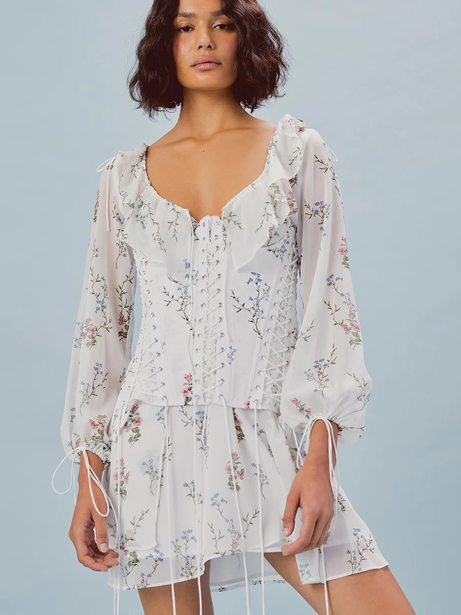 Lillie Corset Mini Dress Lace Girdle Women Floral Printed Ruffles Chic Dresses 2020 Summer Vintage Boho Hippie Party Short Dress
Lillie Corset Mini Dress Lace Girdle Women Floral Printed Ruffles Chic Dresses 2020 Summer Vintage Boho Hippie Party Short Dress