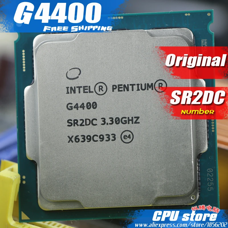 Процессор Intel Pentium G4400 LGA1151 3 ГГц/3 Мб 14нм двухъядерный процессор 100% рабочий