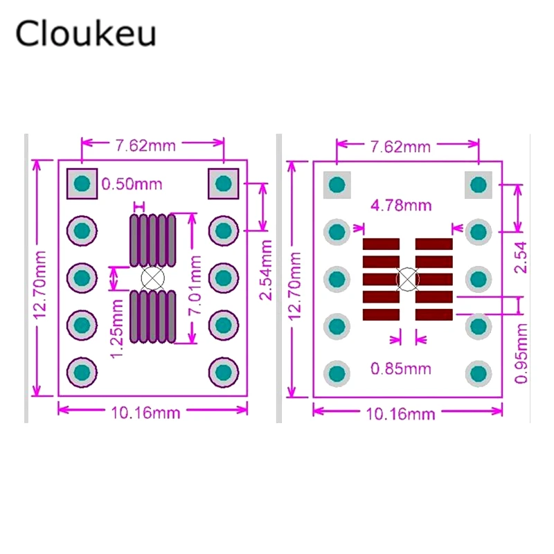 10Pcs Adapter plate sot23 msop10 SOP10 SOP conversion DIP conversion board 0.5/0.95mm pitch
10Pcs Adapter plate sot23 msop10 SOP10 SOP conversion DIP conversion board 0.5/0.95mm pitch