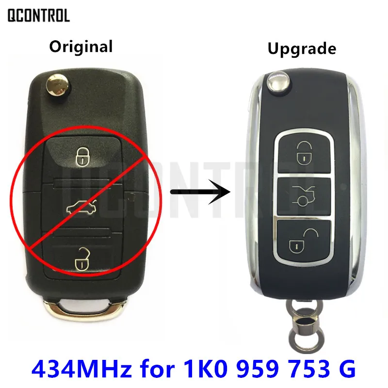 Пульт дистанционного управления для SEAT Altea/Leon/Toledo 1K0959753G / 1K0 959 753G/753G 434 МГц |
