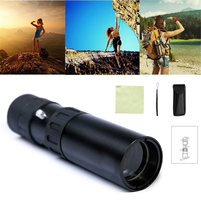 Portable 10-30x25 Zoom Monocular Pocket Telescope for Outdoor Hiking Travel MC889
Portable 10-30x25 Zoom Monocular Pocket Telescope for Outdoor Hiking Travel MC889