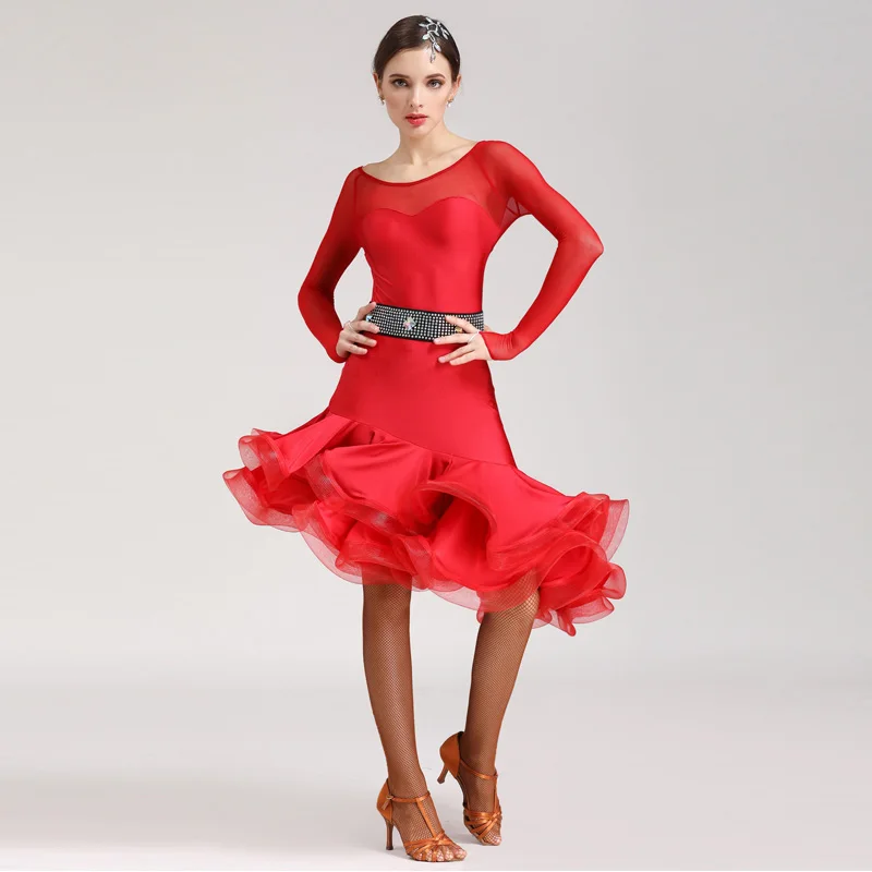 New Fashion Sexy long sleeve Latin Dance Tassel one-piece dress for women/female, Ballroom tango Cha Cha Rumba Costumes
New Fashion Sexy long sleeve Latin Dance Tassel one-piece dress for women/female, Ballroom tango Cha Cha Rumba Costumes