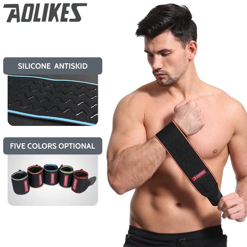AOLIKES 2 Pcs/lot Sports Wrist Bands Wrist Support Strap Wraps Hand Sprain Recovery Wristband For Cycling Tennis Gym Accessories
AOLIKES 2 Pcs/lot Sports Wrist Bands Wrist Support Strap Wraps Hand Sprain Recovery Wristband For Cycling Tennis Gym Accessories