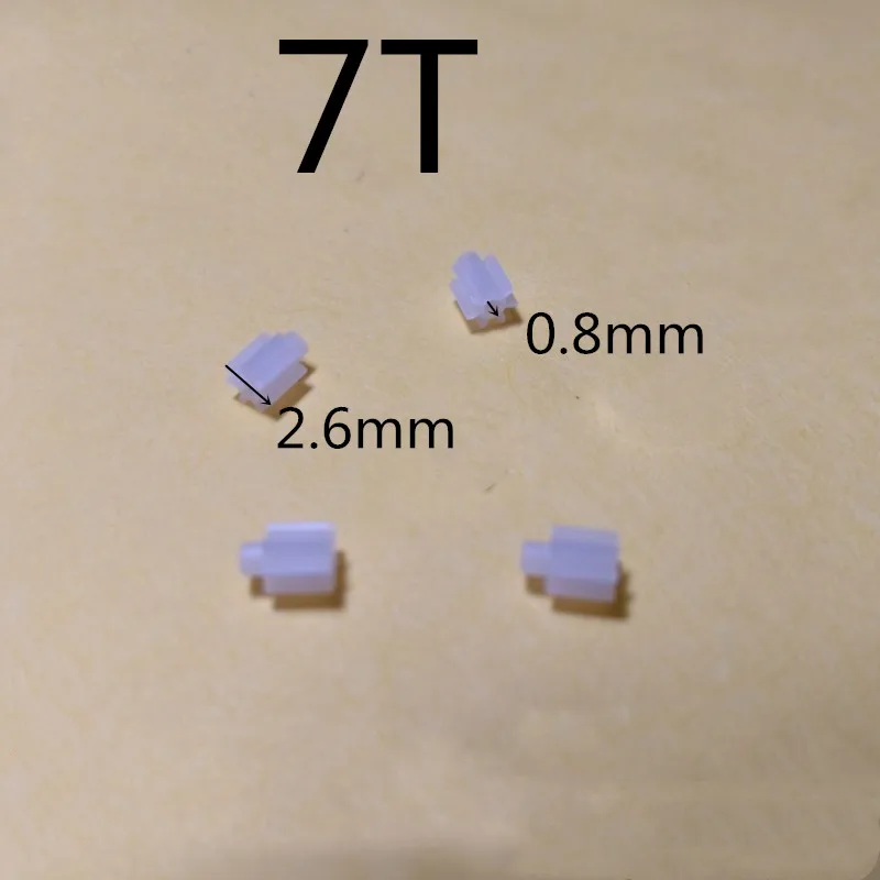 New Arrival 4pcs 2.6mm 3.4mm 0.8mm 7T 7Teeth Small Gears For Coreless Motor R/C S107 F103 YD718 Drone Quadcopter Spare Parts
New Arrival 4pcs 2.6mm 3.4mm 0.8mm 7T 7Teeth Small Gears For Coreless Motor R/C S107 F103 YD718 Drone Quadcopter Spare Parts